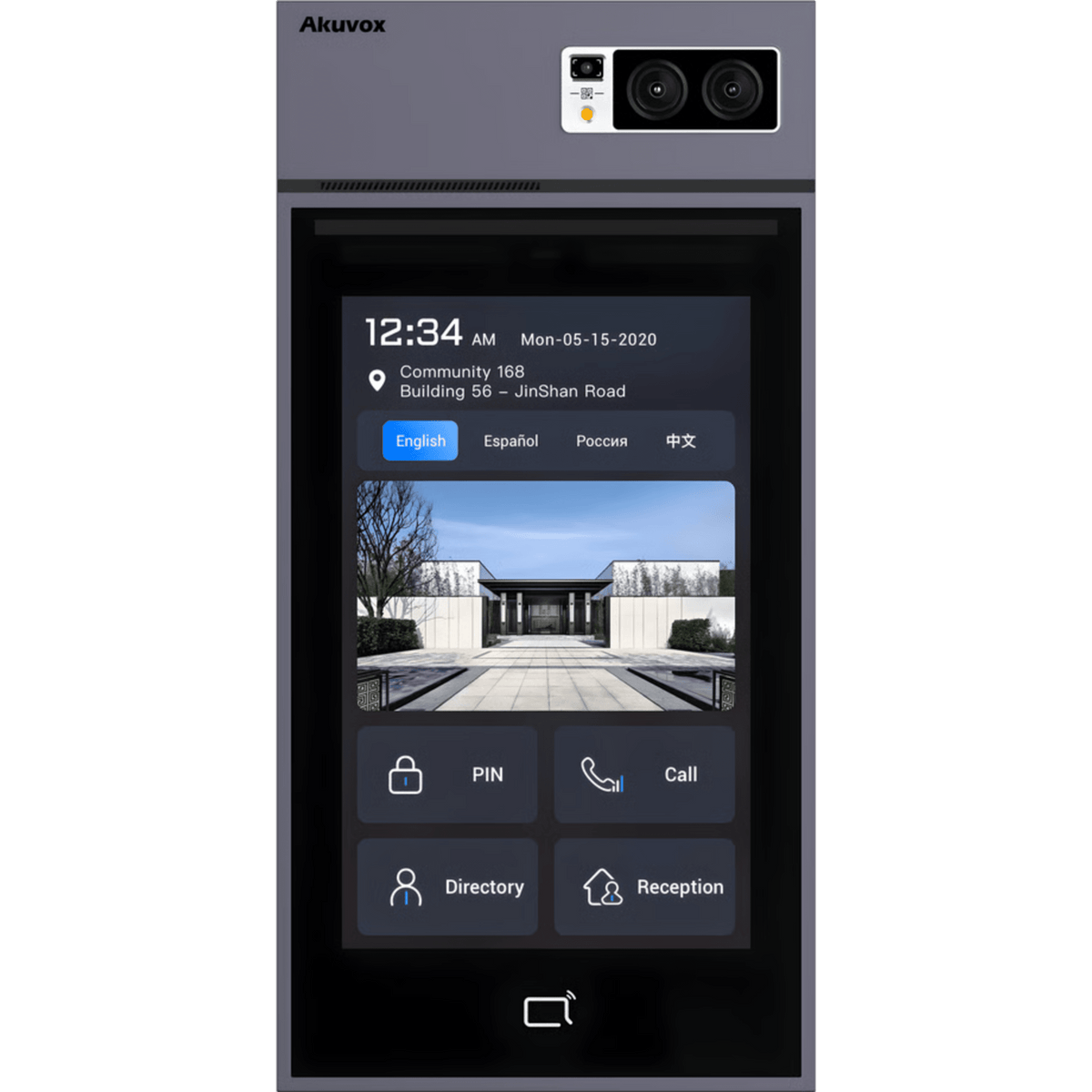 Videoportero Con Lector QR Físico / Incluye Bracket de Instalación / Pantalla 10" LCD / Cámara 5 MP / Acceso Por Rostro, Tarjeta, QR, Bluetooth, NFC