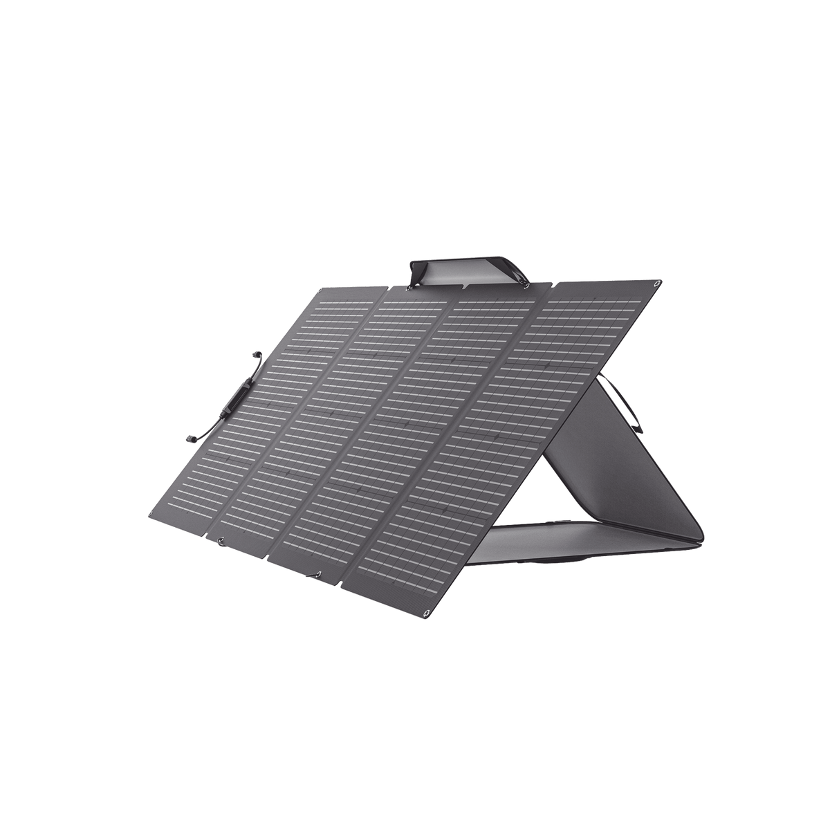 Módulo Solar Bifacial, Portátil y Flexible de 220W Recomendado para Estaciones Portátiles EFD330, EFD350 ó EFD500 / Ajuste de Ángulo / Carga
