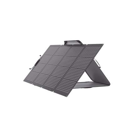 Módulo Solar Bifacial, Portátil y Flexible de 220W Recomendado para Estaciones Portátiles EFD330, EFD350 ó EFD500 / Ajuste de Ángulo / Carga
