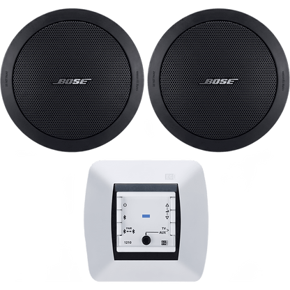 Kit de Audio Residencial | Mando Bluetooth EGI 121010H + Par de Bocinas de Techo BOSE FS2C | 2+2W RMS | 16&Omega;