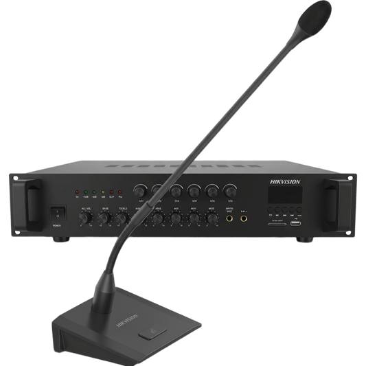 Kit de amplificador de Audio + Micrófono | Voceo | Música ambiental