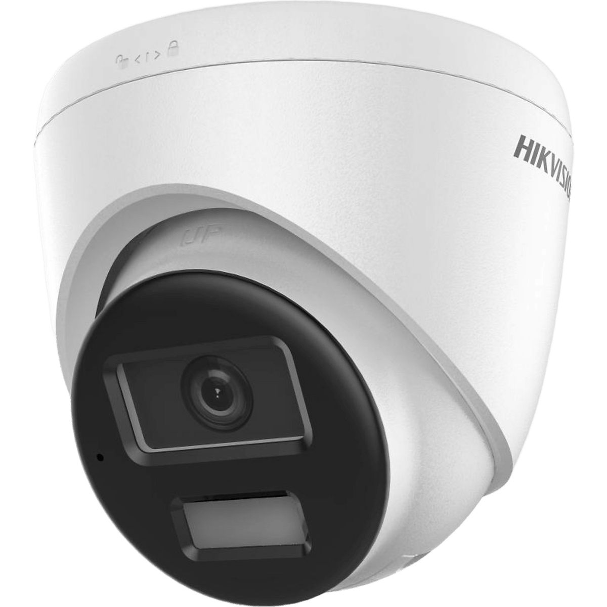 [Dual Light] Turret IP 2 Megapixel / Lente 2.8 mm / 30 mts IR + 30 mts Luz Blanca / Micrófono Integrado / ACUSENSE Lite / Exterior IP67 / H.265 / PoE