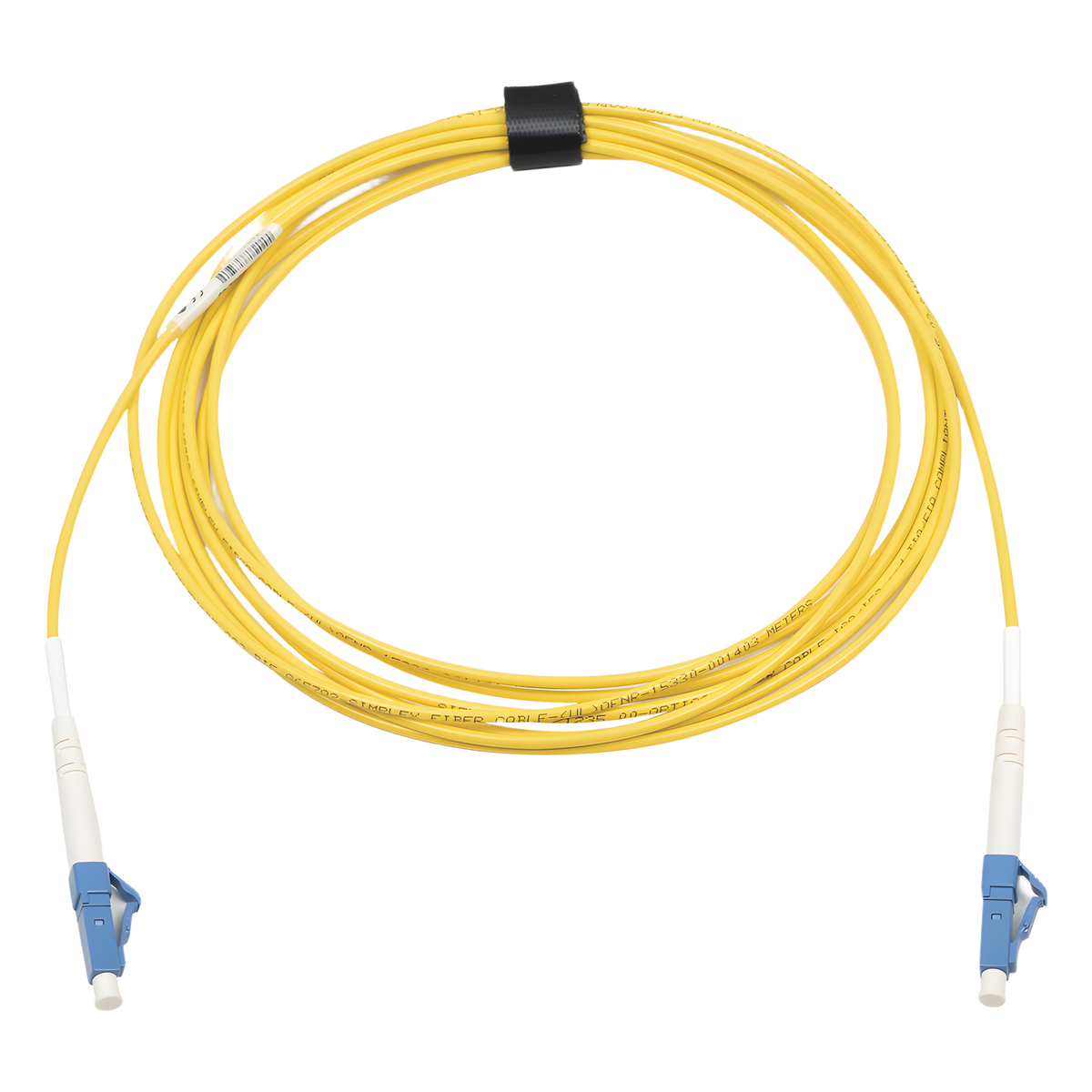 Jumper de Fibra Óptica Monomodo (OS2), XGLO, Riser, LC/UPC-LC/UPC Simplex, ONFR, Color Amarillo, 3 Metros (9.84 Pies)
