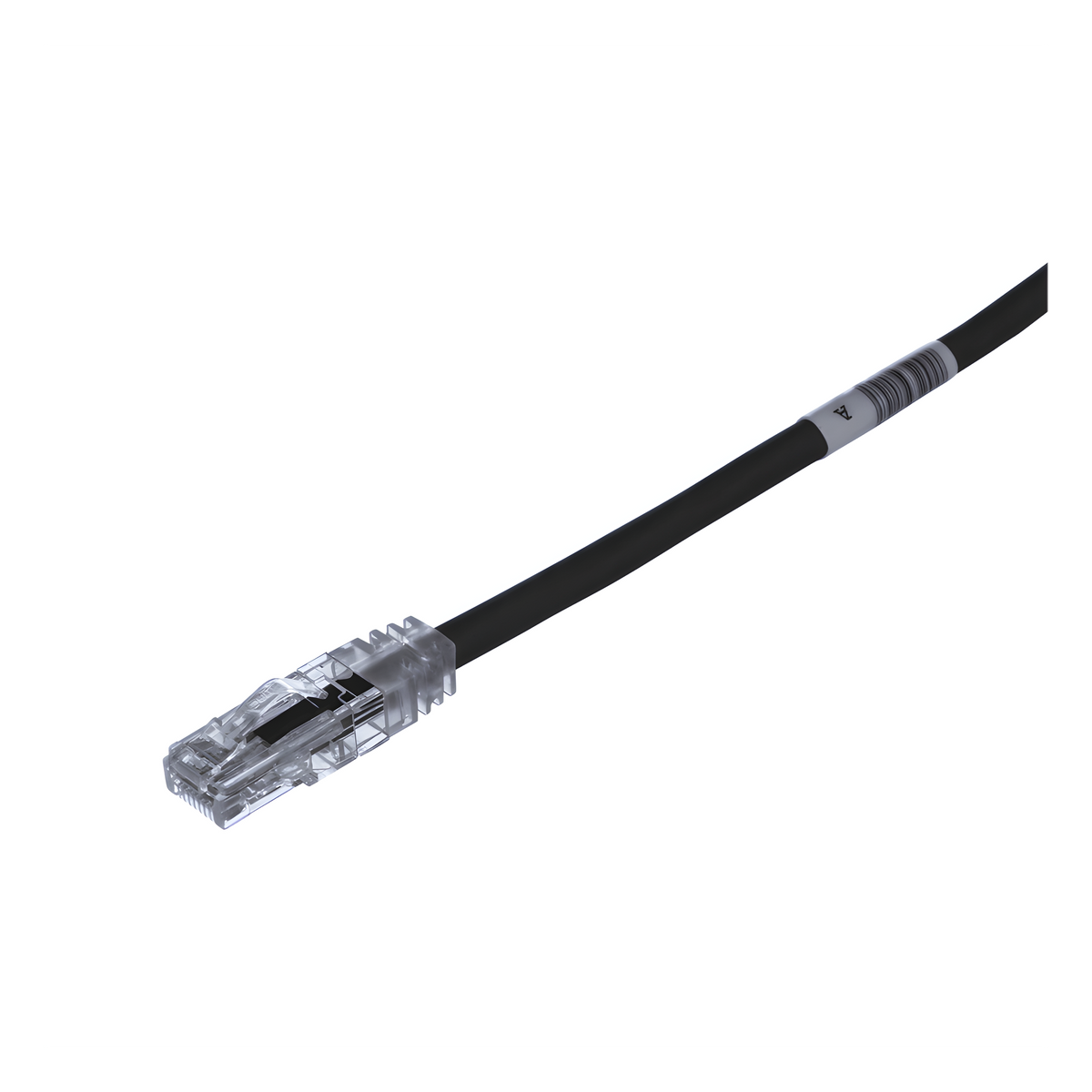 Cable de Parcheo TX6, UTP Cat6, 24 AWG, CM, Color Negro, 4.57 Metros (15 Pies)