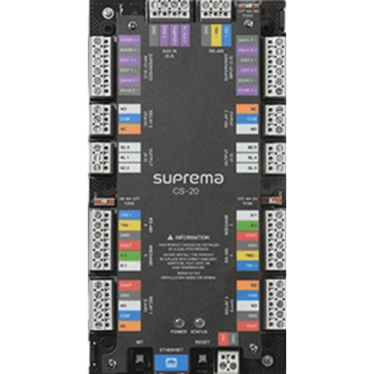 CoreStation (CS20P) Panel de Control de Acceso /para 2 puertas / PoE / 2 entradas wiegand / Conexion lectores esclavos por RS485