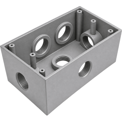Caja Condulet FS de 1/2" (12.7 mm) con seis bocas a prueba de intemperie