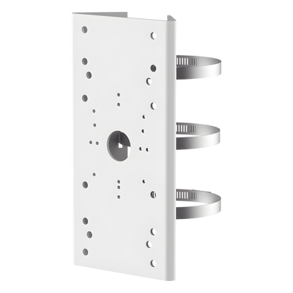 Montaje para Poste / Compatible con PTZ HIKVISION / Acero Inoxidable