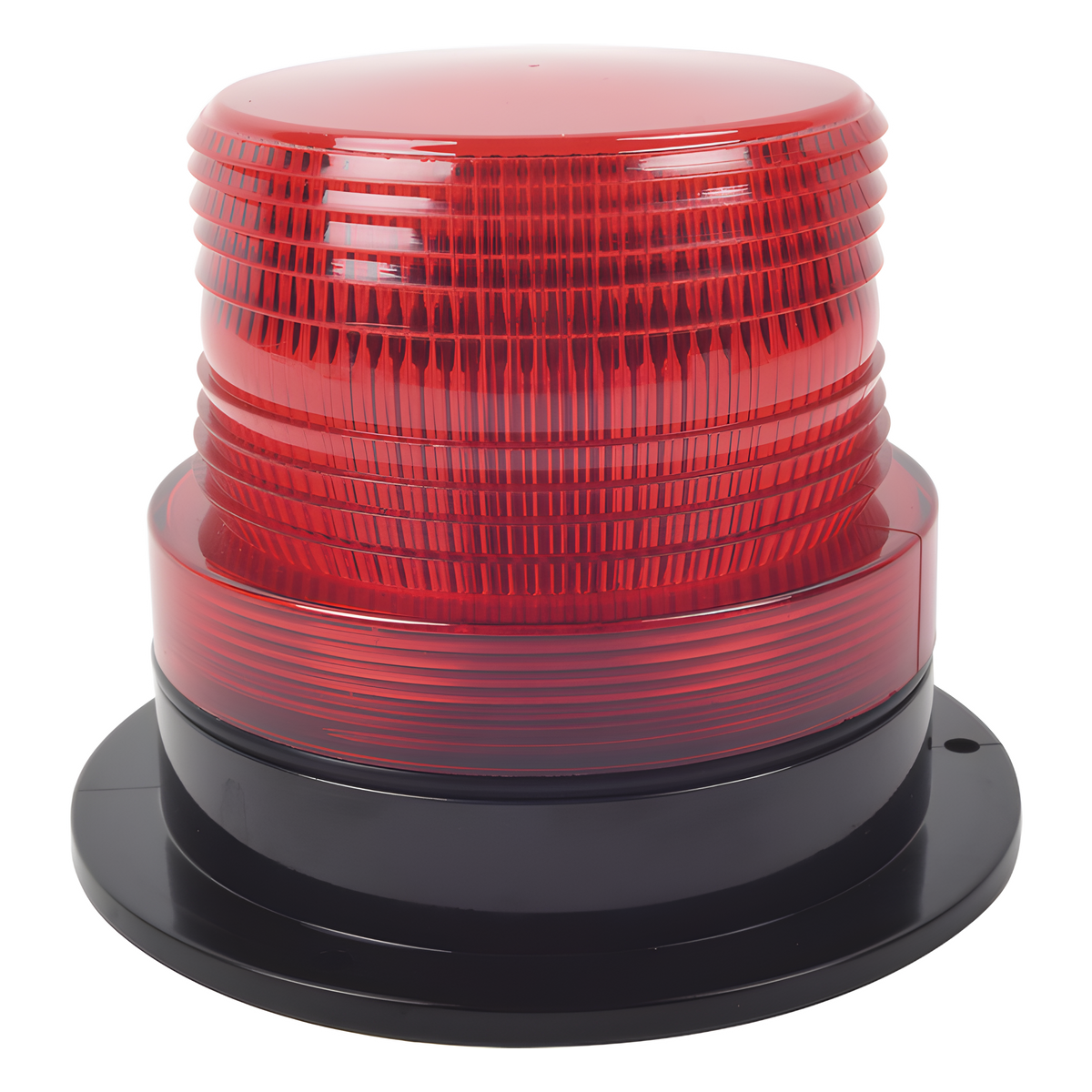 Burbuja Brillante de Larga Vida Útil, con 8 LEDs Color Rojo, Domo Rojo, 12Vcd