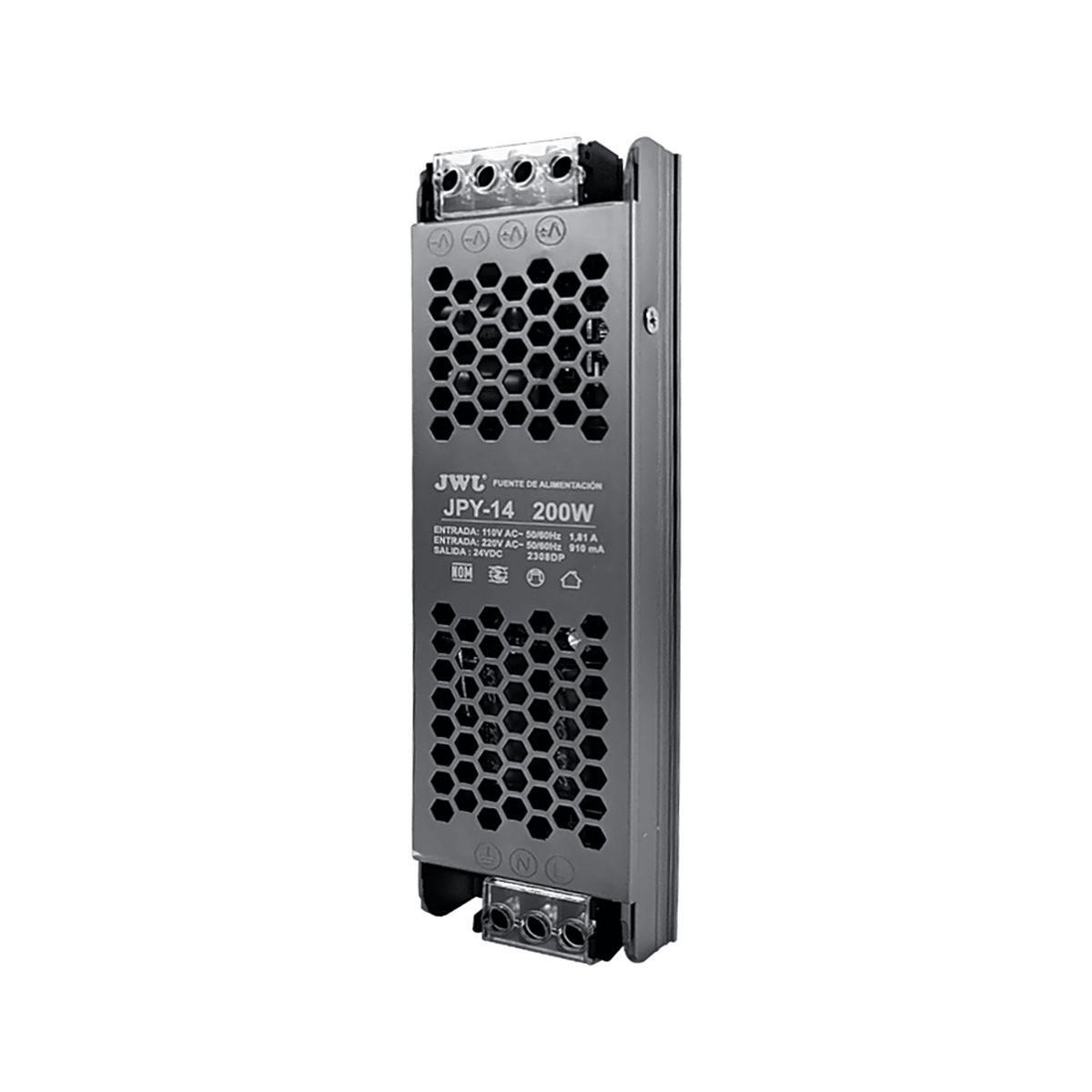 Fuente para Tira LED de 5 metros de 24 VDC / Capacidad 200 W