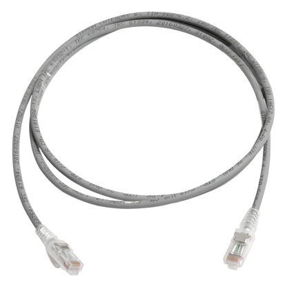 Patch Cord MC6 Modular Cat6 UTP, CM/LS0H, 1.52 Metros (5 Pies), Color Gris