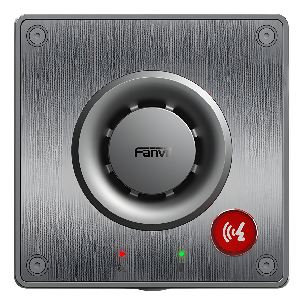 Intercom IP de Audio para Exterior / Altavoz 5W y Doble Micrófono con Reducción de Ruido / Panel Acero Inoxidable y Cuerpo Aluminio / IP66 e IK10