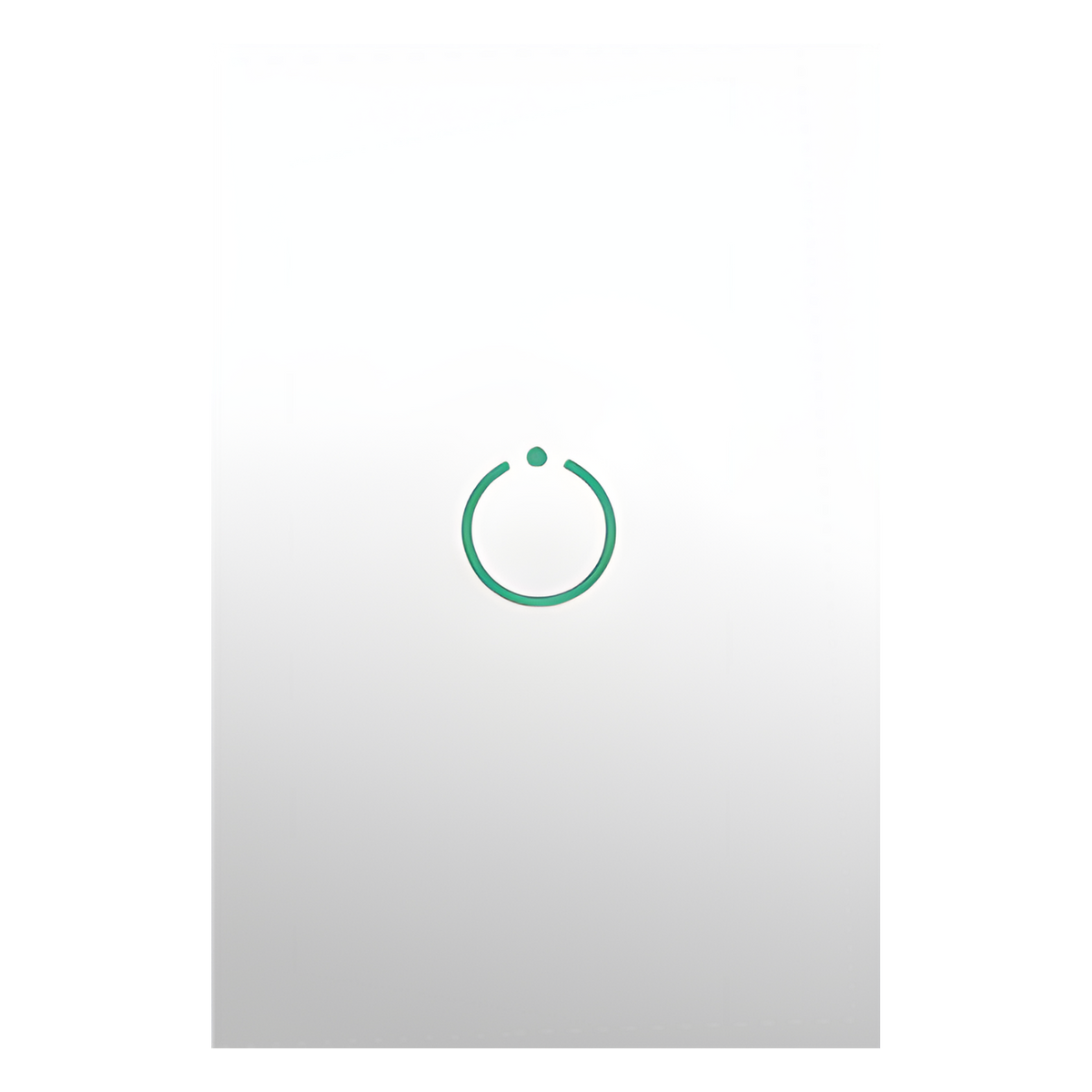 (ZWAVE) Interruptor On/Off panel táctil touch inalámbrico Zwave Plus 1 boton. Compatible con Hubitat HC8, Álula M2M, otro
