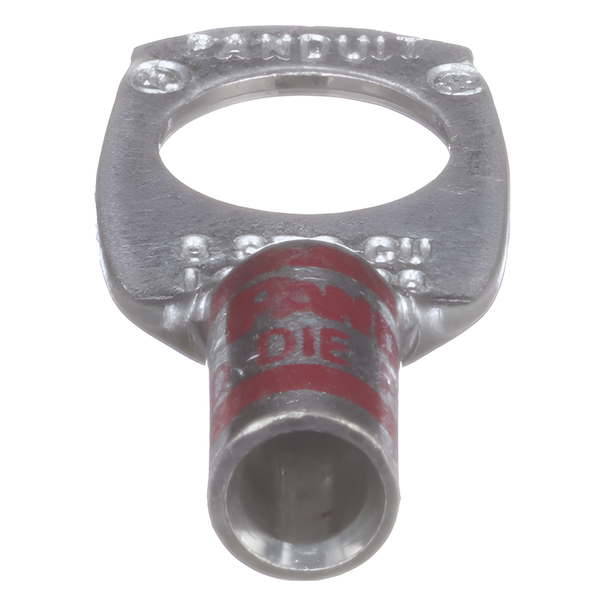 Zapata de compresión LCA8-38-L, para cal. 8 Awg, Barreno para tornillo prisionero de 3/8, 1 Pz
