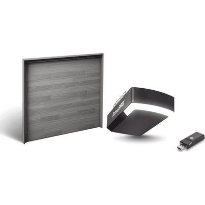 Kit Puerta de Garage 20x8 Pies / Insulada 43 mm / Motor FS1000M 1/2 HP / Interfaz WiFi ACCESSWIFI / Incluye 3 Controles