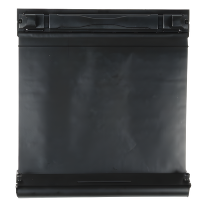 Tapa Ciega Tipo Cortina, Para Rack de 19 in, Ajustable de 4 a 51 UR, Color Negro