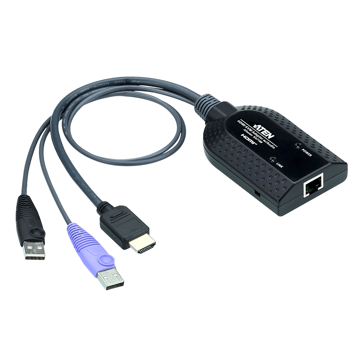 Módulo KVM USB HDMI | Virtual Media | Smart Card | Audio De-Embedder | RJ-45 | 1920x1200 | Compatible con KVM Serie KL, KN