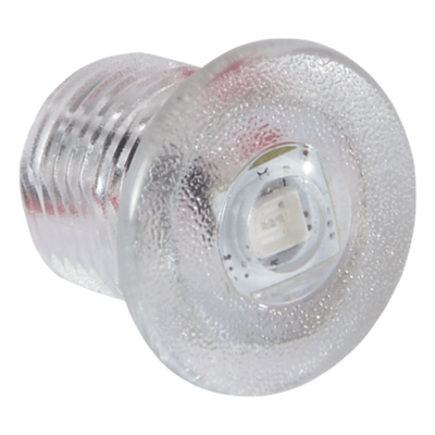 Luz led marina de cortesía serie Newt, emite luz de color rojo de 45 lúmenes, para uso exterior e interior, fabricado bajo norma de protección IP67
