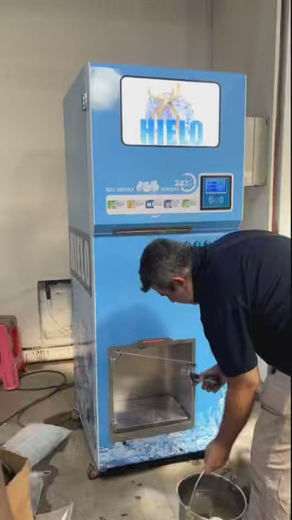 140kg Per Day Bulk Ice Vending Machine