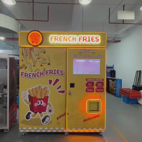 Video: máquina automática de papas fritas