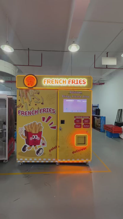 Video: máquina automática de papas fritas