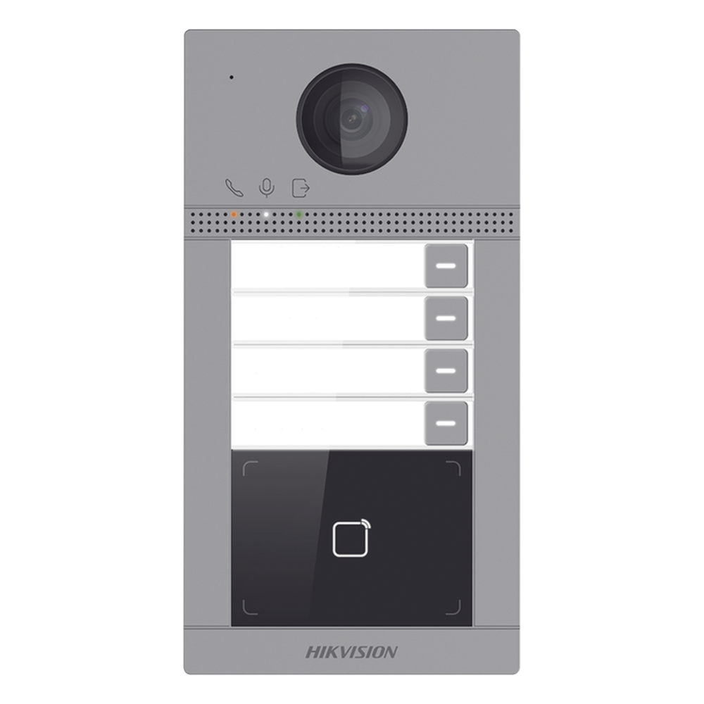 Videoportero IP 2 Megapixel / Llamada y Apertura Remota desde App Hik-Connect (Requiere monitor )/ PoE / Exterior IP65 + Antivandalico IK08 / 4