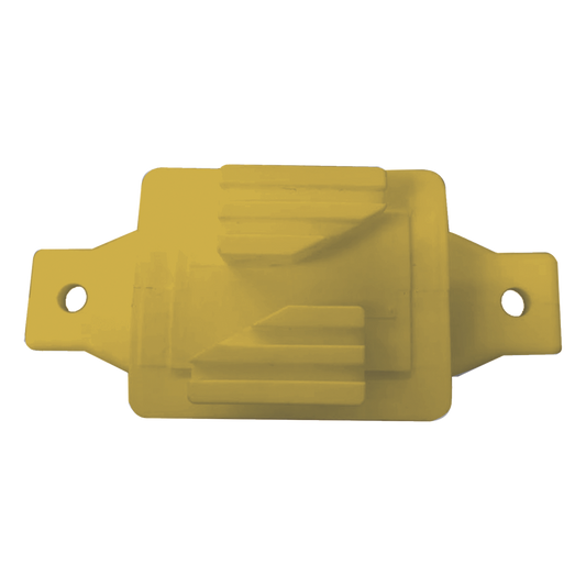 Aislador de Paso Amarillo Reforzado para Cercos Eléctricos / Aislamiento hasta 18 kV / Resistente a Clima Extremo / Polipropileno y Policarbonato