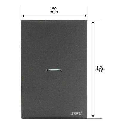 Placa con Interruptor Sencillo 10 A 127 V 60 Hz.