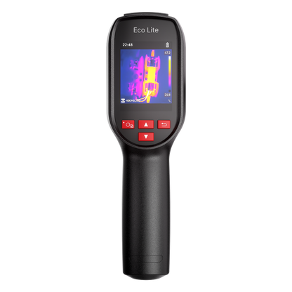 Cámara Térmica Eco Lite / Detector de 96 × 96 Píxeles / Medición de -20 °C a 550 °C / Autonomía 14 Horas / Diseño Compacto IP54 / Ideal para Hogar