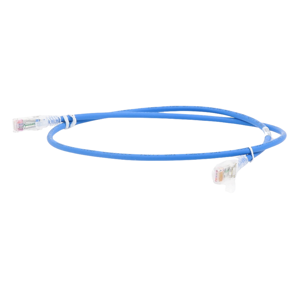 Patch Cord MC5 Modular Cat5e UTP, CM/LS0H, 2.13 Metros (7 Pies), Color Azul, Versión Bulk (Sin Empaque Individual)