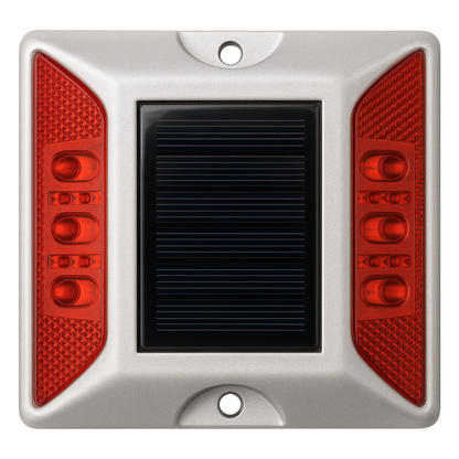 Luz LED para señalizacion de carreteras AC-LED / 6 LED Ultrabrillantes Intermitentes / Autonomía 108 Horas / Distancia Visual 800 m / IP68