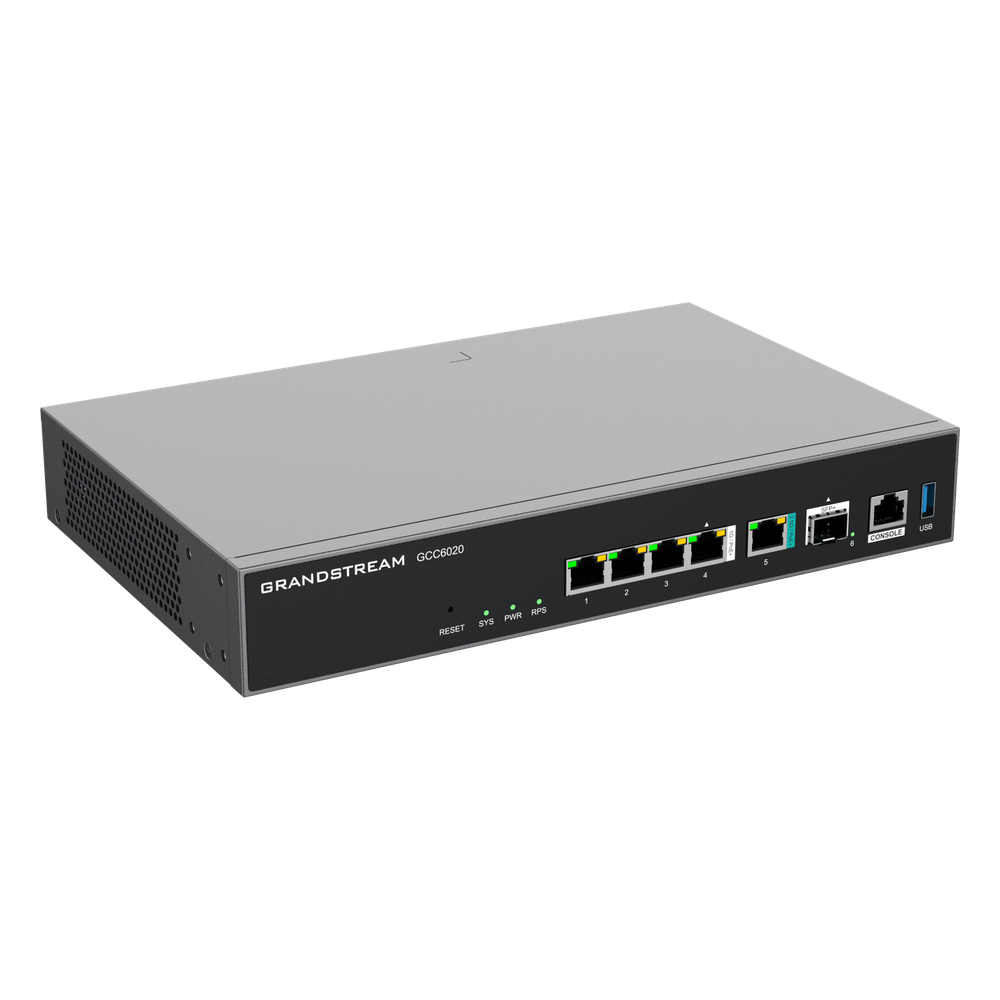 Dispositivo de Convergencia de Redes GCC6020 / Router VPN / Firewall de Próxima Generación / IP PBX / Switch de Red / 4 Puertos Gigabit Ethernet / 1