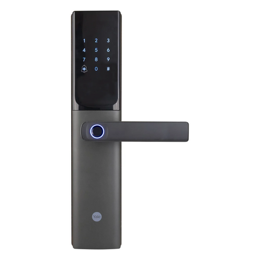 Cerradura Digital JULIUS / Sensor de Huella con Inteligencia Artificial / Registro de 100 Huellas y 100 Códigos / Bloqueo Automático / Modo Niños