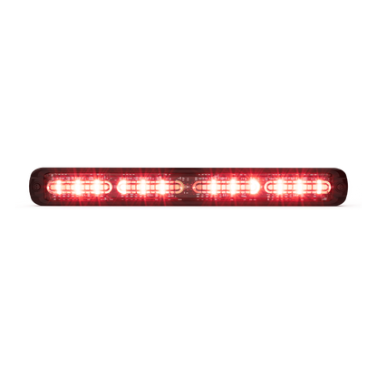 Luz de Advertencia Giga Thin de 48 LED, Quadcolor Rojo/Azul/Ambar/Blanco ,11 Pulgadas, Con Funcionalidad de Director de Trafico