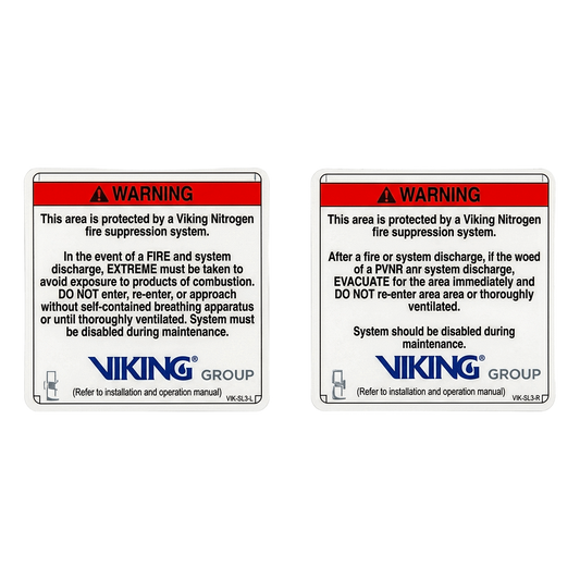 Señalamiento de Advertencia Exterior Nitrogeno | Sistemas de Extinción Oxeo