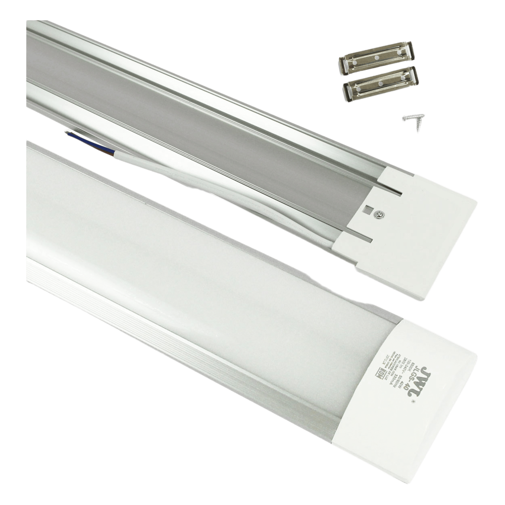 Regleta LED Slim de 40W/ Color de Luz Blanca / 100 - 240 Vca~ 50/60Hz / Ángulo de Luz de 120°.