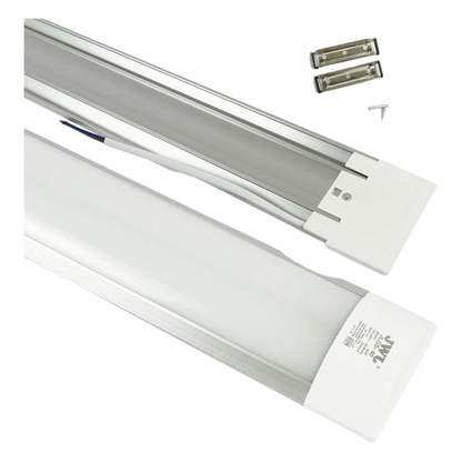 Regleta LED Slim de 40W/ Color de Luz Blanca / 100 - 240 Vca~ 50/60Hz / Ángulo de Luz de 120°.