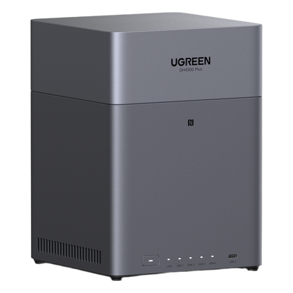 NAS UGREEN NASync DH4300PLUS / 4 Bahías SATA / Procesador RK3588C 8 GB RAM / 2.5GbE Puerto / HDMI 4K / USB 3.2 Type-C / RAID 0/1/5/6/10 / Acceso