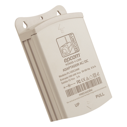 Fuente de Poder para Exterior / 12 Vcc / 2 Amp / 1 Salida / Voltaje de Entrada de 100 - 240 VCA