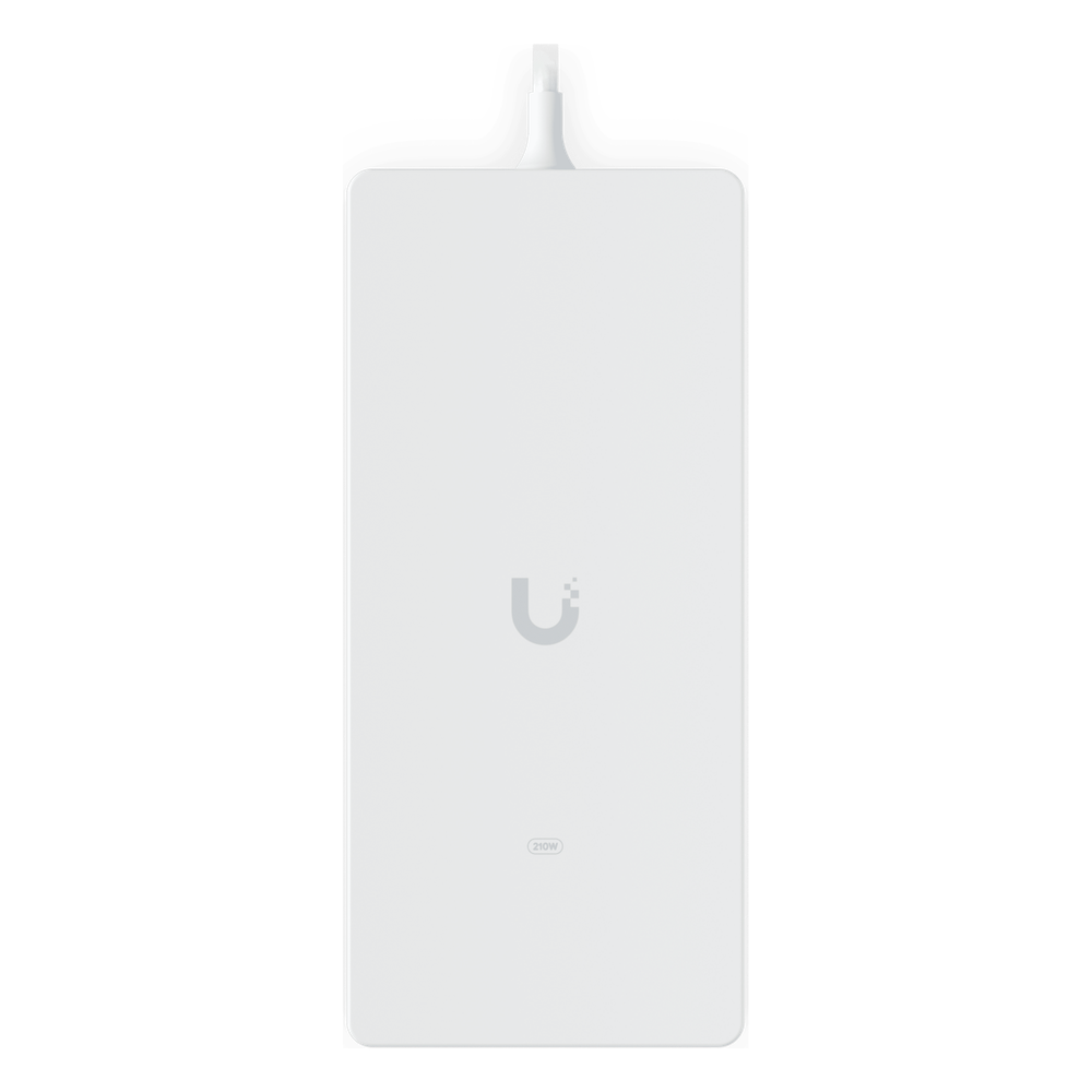Adaptador de Corriente AC 210W / Entrada 100-240V AC / Salida 54V DC / Compatible con Switches PoE UniFi / Montaje en Pared / Cable AC 1.5m