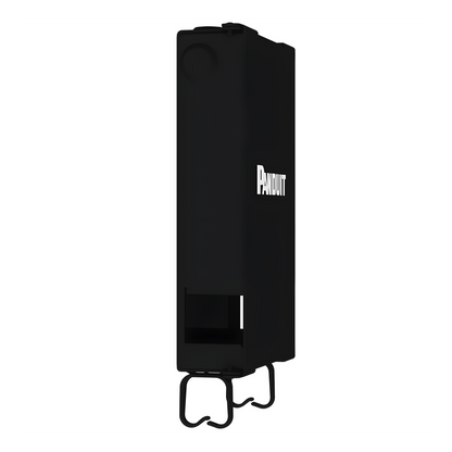 Caja de Conexión de Fibra Óptica, Para Montaje en Pared, Acepta 1 Placas FAP o FMP, Hasta 24 Fibras, Color Negro