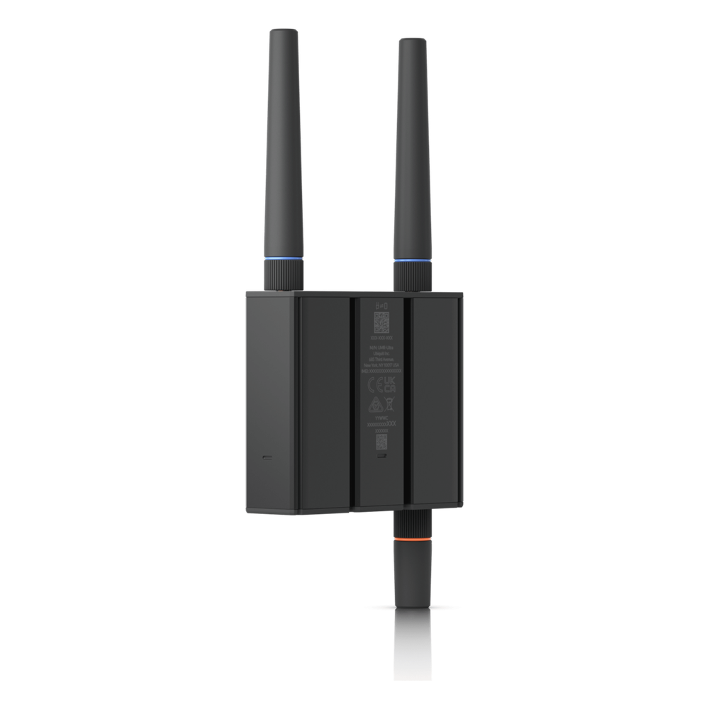 Router UniFi Ultra LTE con WiFi 4 / ranura para 1 tarjeta SIM / 2 Puertos RJ45 10/100Mbps / Alimentación por USB Type-C y ATX DC / Bandas LTE B2, B4
