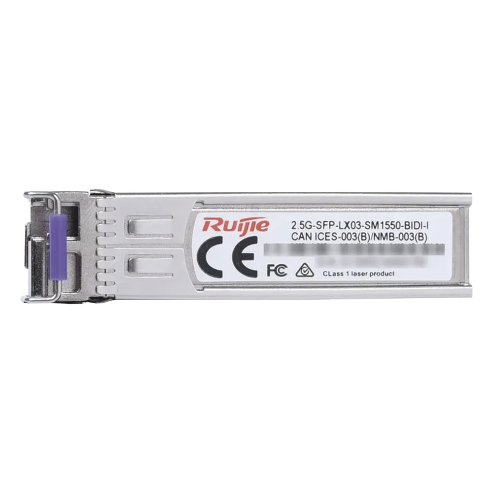 Transceptor Lado (B) un Hilo BiDi SFP 2.5Gb LC Monomodo Tx 1550nm / Rx 1310nm, hasta 3km