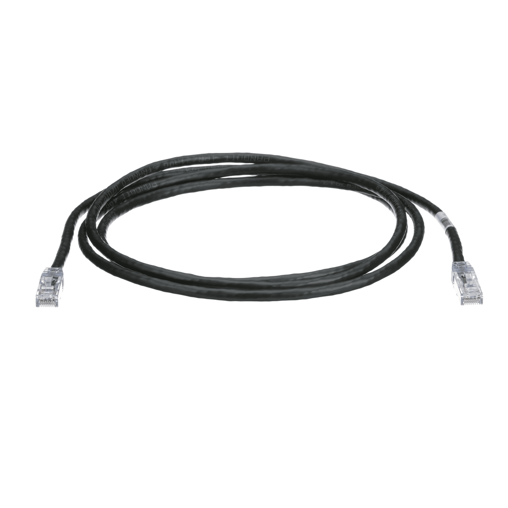 Cable de Parcheo TX6, UTP Cat6, 24 AWG, CM, Color Negro, 2.13 Metros (7 Pies)