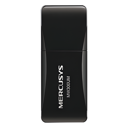 Adaptador Inalámbrico N / 300 Mbps 2.4 GHz / 2 antenas Internas / Diseño Portátil / Más comodo
