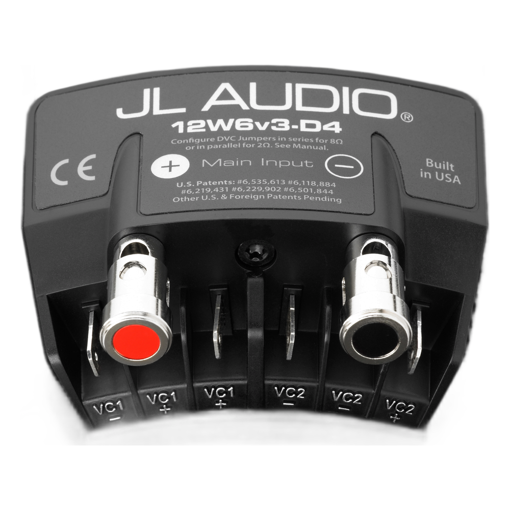 JL Audio® W6v3 / 12W6v3-D4 / Car Audio / Subwoofer / 12 Pulgadas / Bobina Dual 4 Ohm / 600W RMS / 1200W Pico