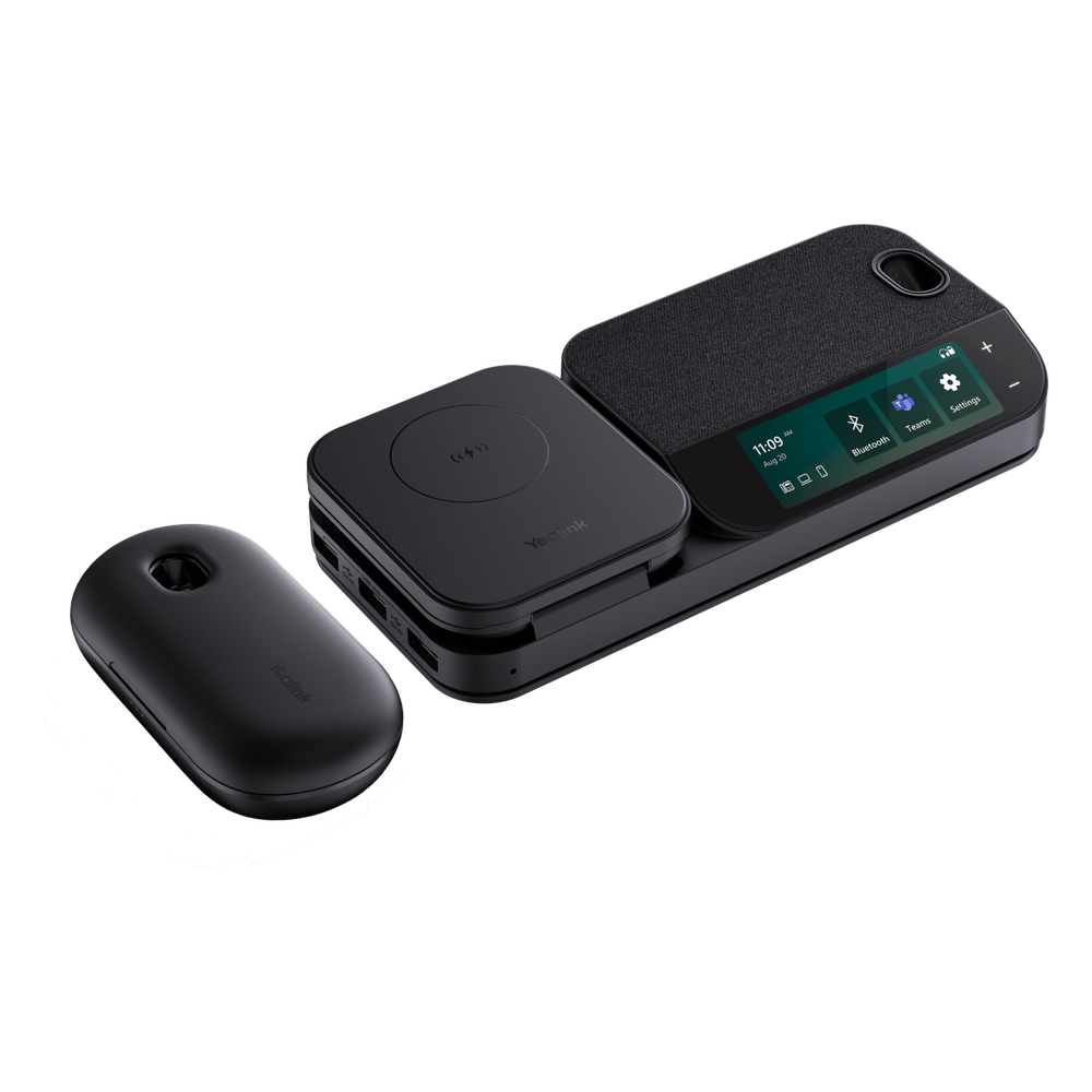 Auriculares mono Yealink BH71 Workstation Pro con pantalla táctil de 3" y estuche de carga portátil/Bluetooth 5.3/Cancelación de ruido con 4