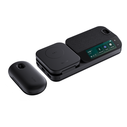 Auriculares mono Yealink BH71 Workstation Pro con pantalla táctil de 3" y estuche de carga portátil/Bluetooth 5.3/Cancelación de ruido con 4