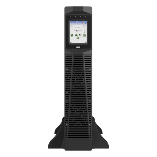UPS Rack-Torre 6KVA / 5.4kW Entrada s 220VCA, Salida 220VCA (Fase Única), 2 Unidades Rack, Equipo de Largo Tiempo de Operación con Respaldo