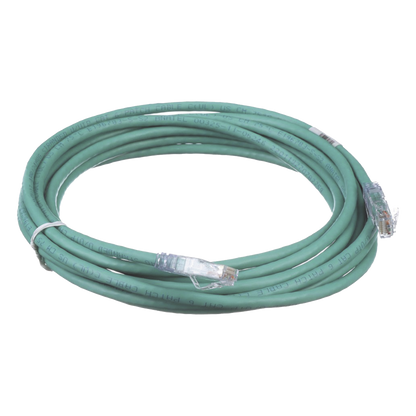 Cable de Parcheo TX6, UTP Cat6, 24 AWG, CM, Color Verde, 4.57 Metros (15 Pies)