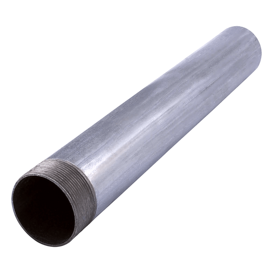 Tubería Conduit Pared Gruesa de Acero Galvanizado de 3/4" x 3 m / Recubrimiento Zinc Interior y Exterior / Inmersión en Caliente / Etiqueta Amarilla